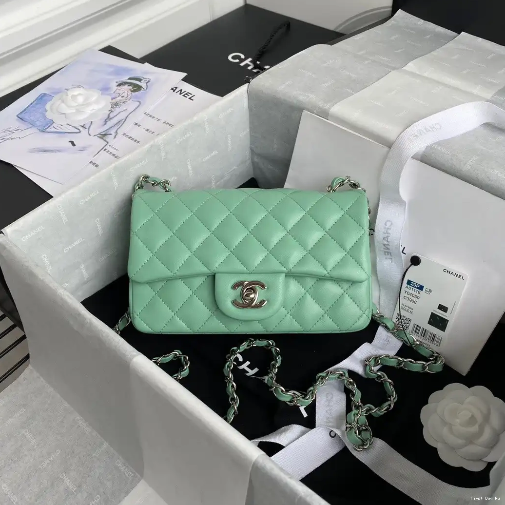 First Bag Ru BAG 20CM CHANEL FLAP 0507
